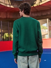 Bright Green Crew Sweatshirt 100% Cotton Heavyweight Crew Sweatshirt - Image 2 of 7