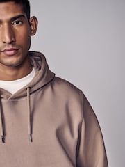 Neutral Heavyweight 100% Cotton Hoodie - Image 1 of 7