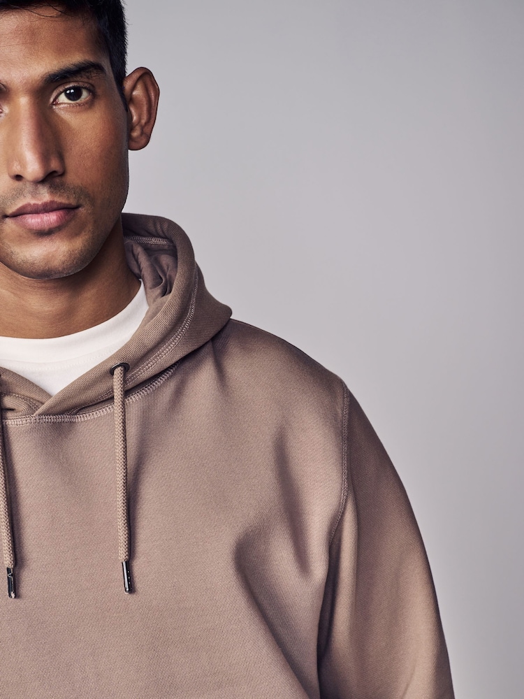 Neutral Heavyweight 100% Cotton Hoodie - Image 1 of 7