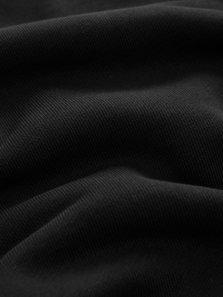 Black Crew Sweatshirt 100% Cotton Heavyweight Crew Sweatshirt - Image 7 of 7