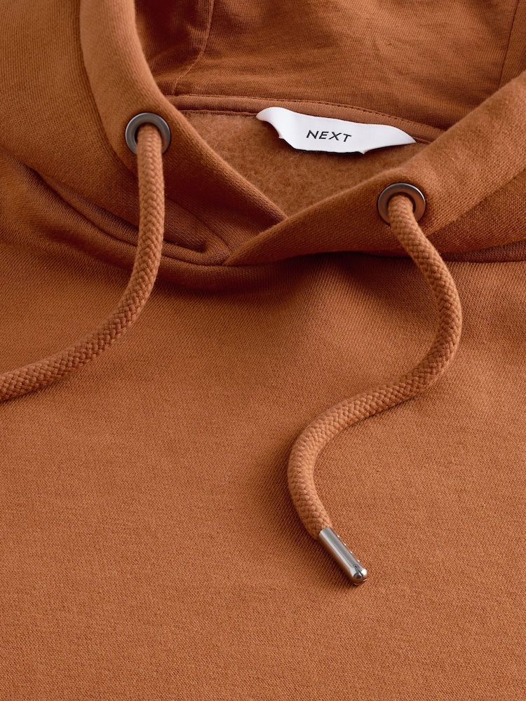 Ochre Regular Fit Rich Jersey Fabric Hoodie - Image 8 of 8 Ochre Regular Fit Rich Jersey Fabric Hoodie - Image 8 of 8