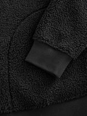 Noir - Veste aviateur en peau de mouton - Image 10 of 10