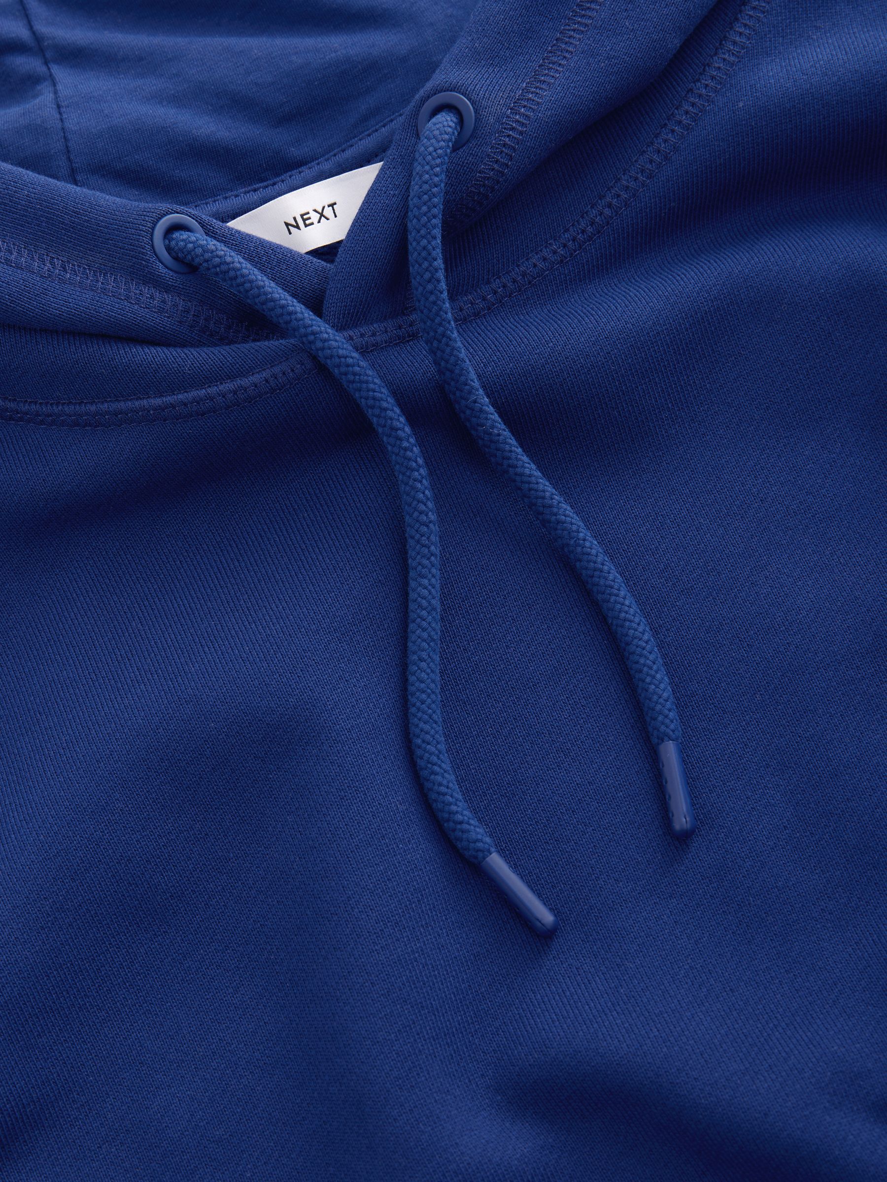 Buy Cobalt Blue Heavyweight 100% Cotton Hoodie from Next USA