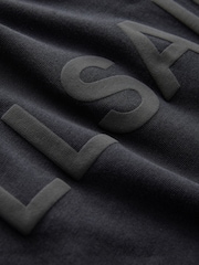 smALLSAINTS Black Oversized 100% Cotton Biggy Logo Crew T-Shirt - Image 6 of 7