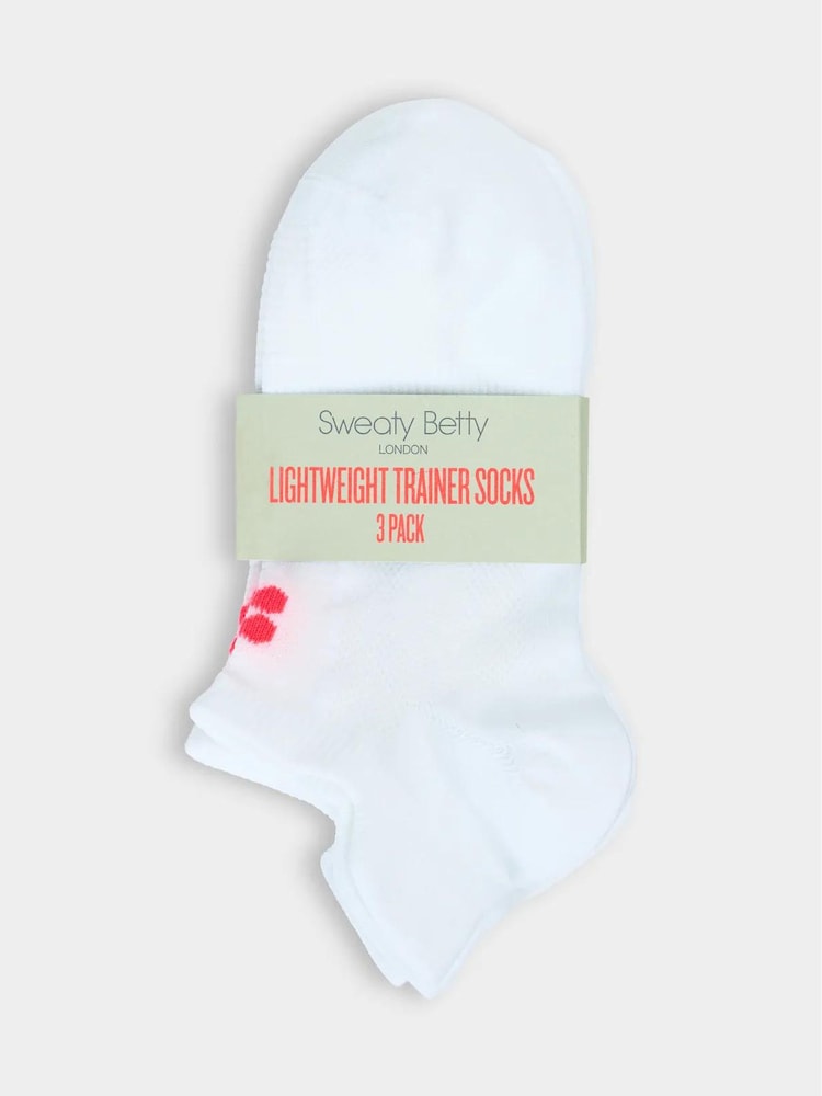 Sweaty Betty White Lightweight Trainer Socks Alpin 3 Pack - Image 2 of 4 Sweaty Betty White Lightweight Trainer Socks Alpin 3 Pack - Image 2 of 4