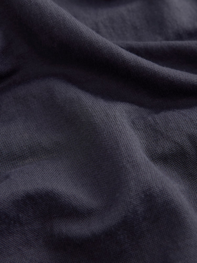 Blau & Marineblau - Mini-Kleid mit Kordelzug - Bild 5 von 5