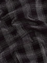 smALLSAINTS Black Boys 100% Cotton Eastburn Checked Corduroy Ramskull Shirt - Image 8 of 8