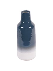 Laura Ashley Blue Laneham Stoneware Vase - Image 5 of 6