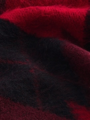 smALLSAINTS Red Boys Harley Brushed Argyle Knitted Jumper - Image 8 of 8