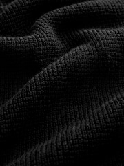 Schwarz - smALLSAINTS Boys Waffle Knitted Jumper - Image 7 of 7