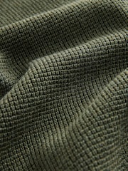 smALLSAINTS Khaki Green Boys Waffle Knitted Jumper - Image 7 of 7