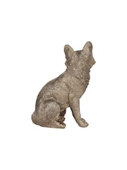Laura Ashley Antique Gold Sitting Fox Sculpture - Image 3 of 6