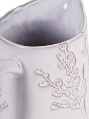 Laura Ashley Pussywillow Antique White Stoneware Jug Large - Image 5 of 5