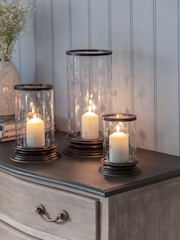 Laura Ashley Gilded Dark Bronze Cleverton Hurricane Candle Holder - Image 1 of 5