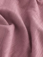 Multi Slubbed Raw Edge Long Sleeve Pretty 100% Cotton Top - Image 5 of 6