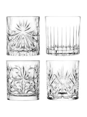 RCR Set of 4 Clear Mixology Tumbler Glasses 34cl - Image 4 of 4