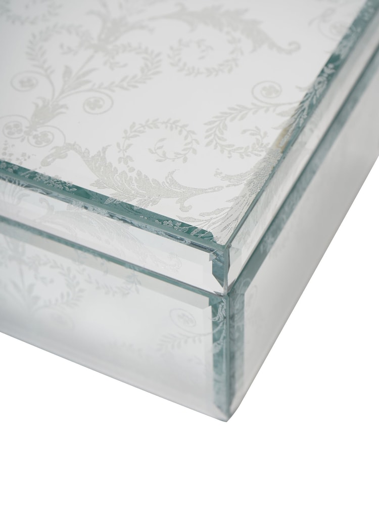 Laura Ashley Josette Print Mirror Jewellery Box - Image 4 of 4
