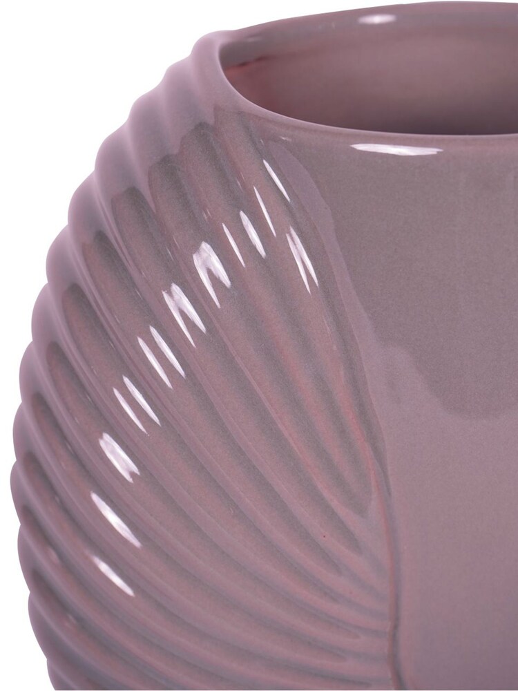 Laura Ashley Pink Harriston Conche Vase - Image 4 of 4