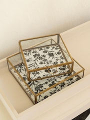 Laura Ashley Clear Single Glass Box In Rye - Image 1 of 6