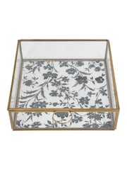 Laura Ashley Clear Single Glass Box In Rye - Image 3 of 6