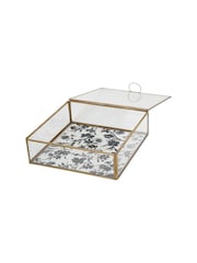 Laura Ashley Clear Single Glass Box In Rye - Image 4 of 6
