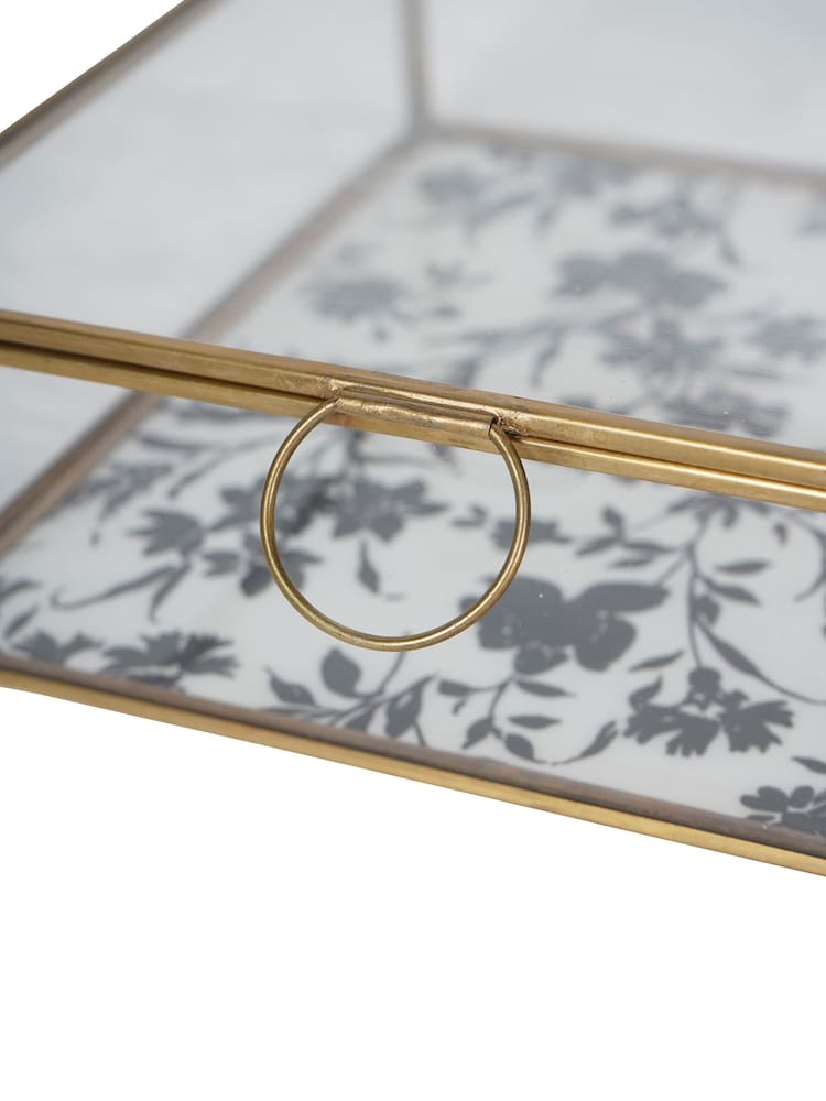 Laura Ashley Clear Single Glass Box In Rye - Image 6 of 6