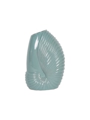 Laura Ashley Blue Harriston Conche Vase - Image 2 of 5