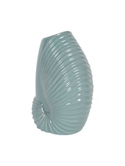 Laura Ashley Blue Harriston Conche Vase - Image 4 of 5