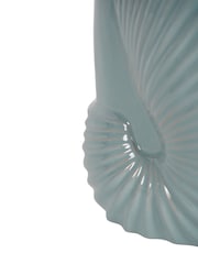 Laura Ashley Blue Harriston Conche Vase - Image 5 of 5