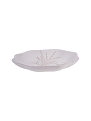 Laura Ashley White Pussywillow Antique White Stoneware Bowl - Image 3 of 4
