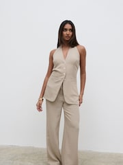 Pretty Lavish Stone Remy Halterneck Waistcoat - Image 2 of 4