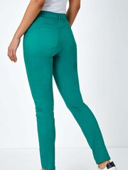 Roman Green Denim Stretch Jeans - Image 2 of 5