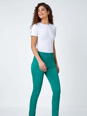 Roman Green Denim Stretch Jeans - Image 4 of 5