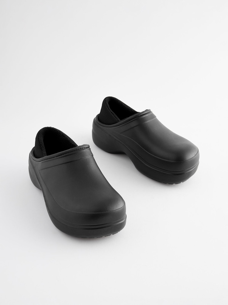 črna - Forever Comfort zaprta Toe Chunky cokla - Slika 1 iz 5