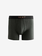Dark Rich Green/Blue Marl 8 pack A-Front Boxers - Image 9 of 11