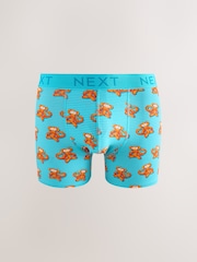 Bright Orange/Pink/Blue Balloon Animal Print 4 pack Rich Trunks Boxers - Image 3 of 8