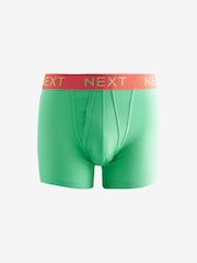Bright Pink/Green/Blue Contrast Colour 15 Pack A-Front Boxers - Image 2 of 16