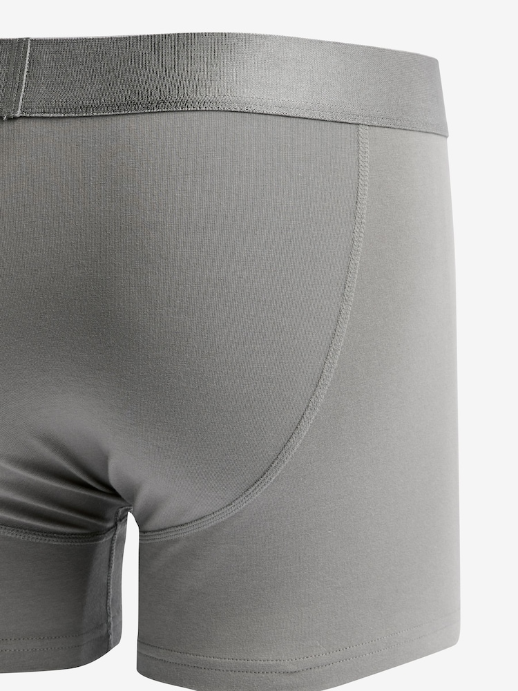 Grey/Green/Pink 4 pack A-Front Boxers - Image 7 of 7