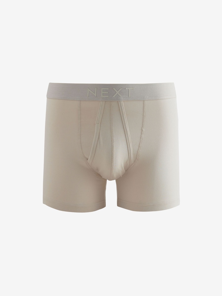 Blue/Rust Orange 4 pack A-Front Boxers - Image 1 of 7