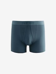 Blue/Rust Orange 4 pack A-Front Boxers - Image 3 of 7