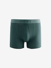 Blue/Rust Orange 4 pack A-Front Boxers - Image 4 of 7