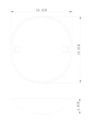 White Naya Chandelier Spare Part for 956379 - Image 3 of 3