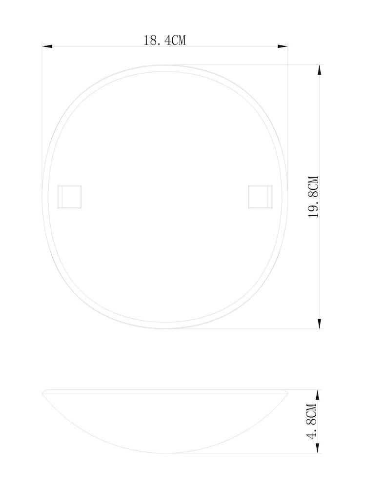 White Naya Chandelier Spare Part for 956379 - Image 3 of 3