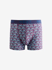 Arctic Winter Animals 4 pack Cotton Rich Trunk Boxers 4 Pack - Image 2 of 7