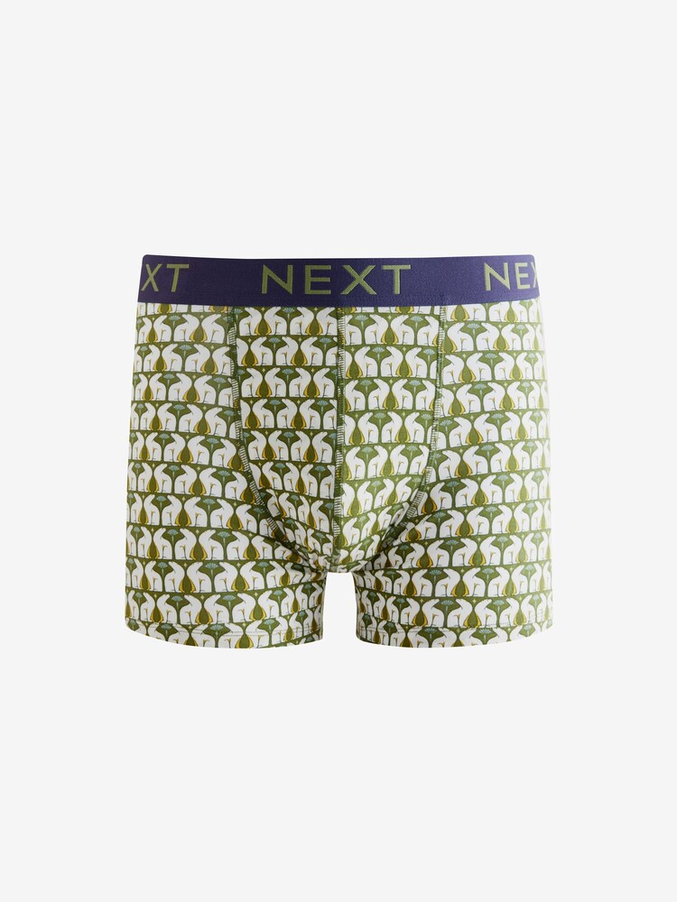 Arctic Winter Animals 4 pack Cotton Rich Trunk Boxers 4 Pack - Image 5 of 7