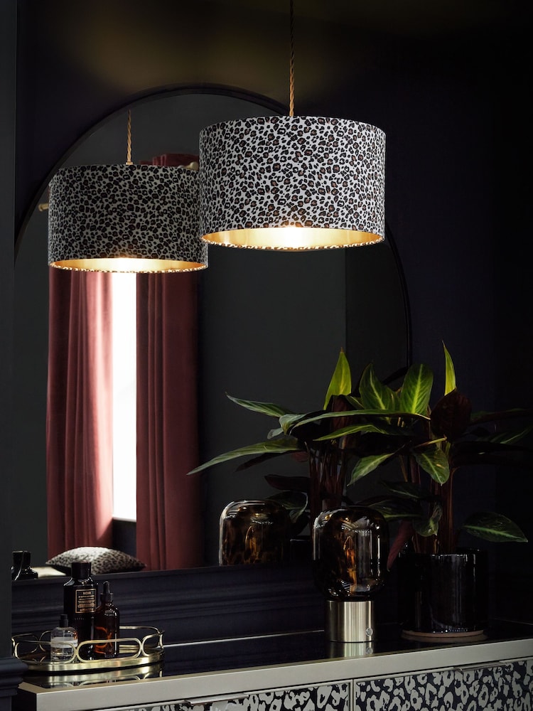 Natural Leopard Print Easy Fit Shade - Image 1 of 5