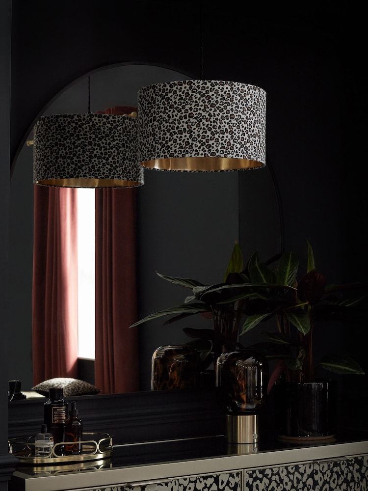 Natural Leopard Print Easy Fit Shade - Image 2 of 5