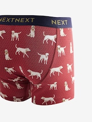 Dog Pattern A-Front Boxers 8 Pack - Image 10 of 11
