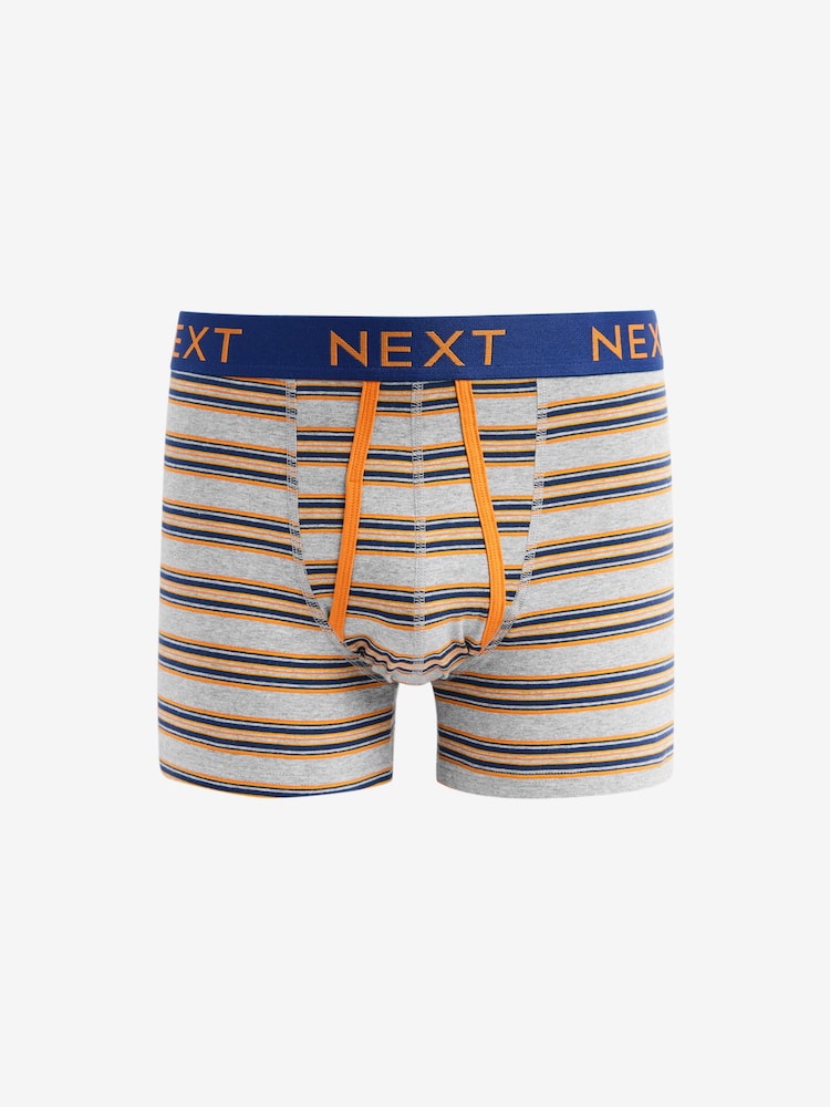 Blue/Purple Pastel Stripe A-Front Boxers 4 Pack - Image 2 of 7