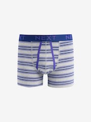 Blue/Purple Pastel Stripe A-Front Boxers 4 Pack - Image 3 of 7